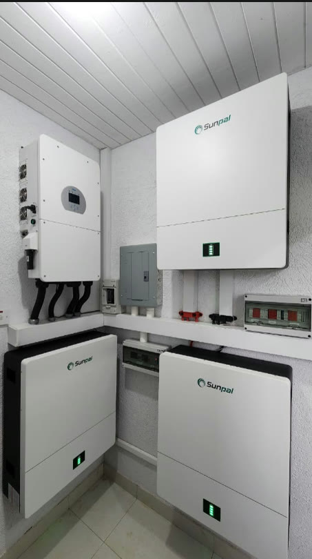 Sungrow battery and inverter room