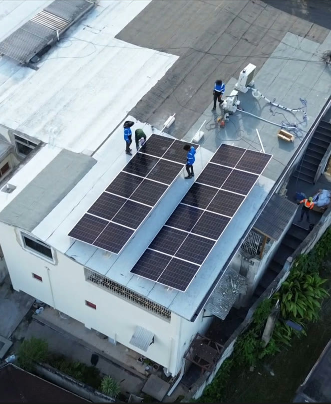 Energonix installation team at work