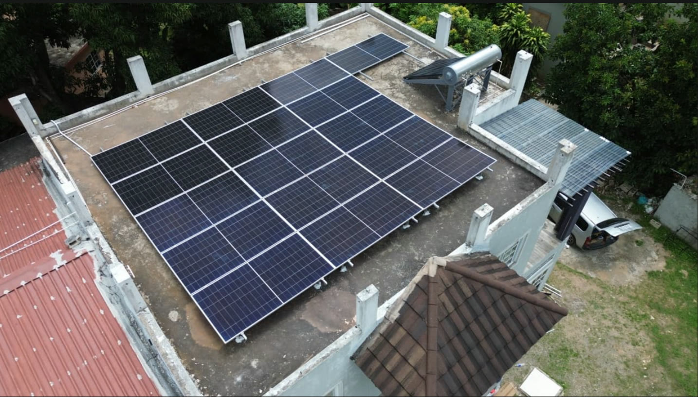 Rooftop solar installation by Energonix