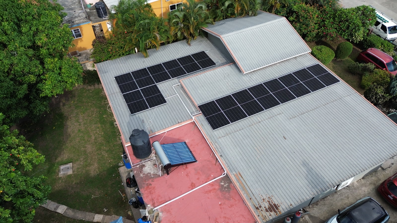Sunset Drive solar installation